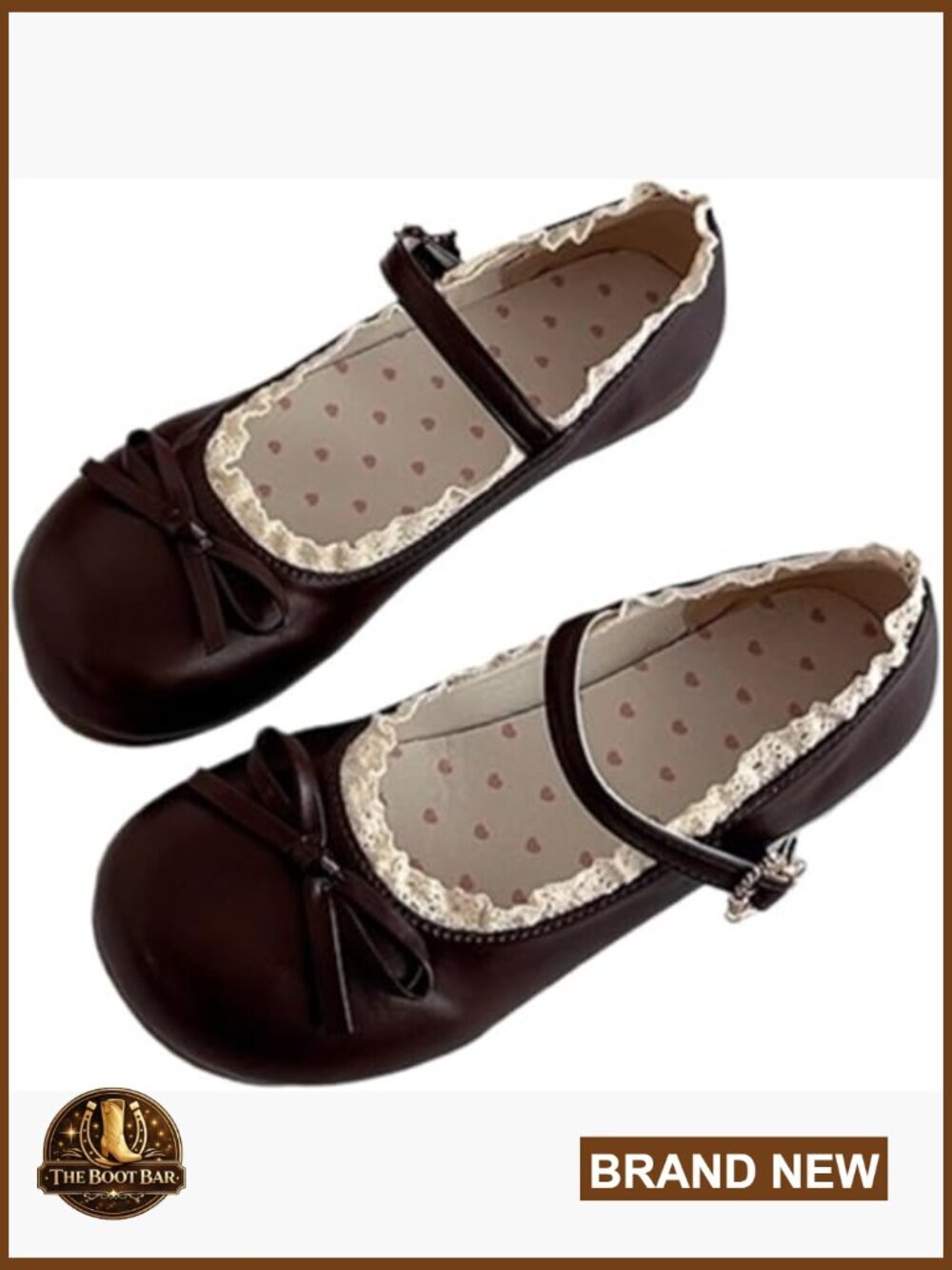Lolita Mary Jane Flats Lace Bow Shoes Kawaii Y2K Cute Dressy Office